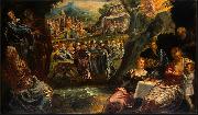Jacopo Tintoretto The Worship of the Golden Calf Sweden oil painting artist